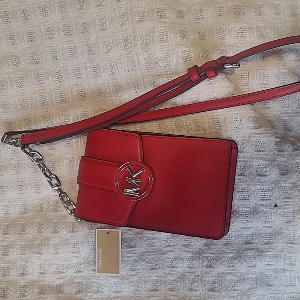 Michael Kors Vibrant Red Crossbody Bag